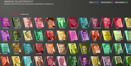 Warum selbständig? - 100 Köpfe verraten es