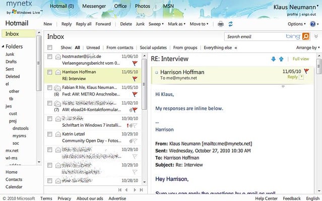 Die Empfänger Typen der E-Mail