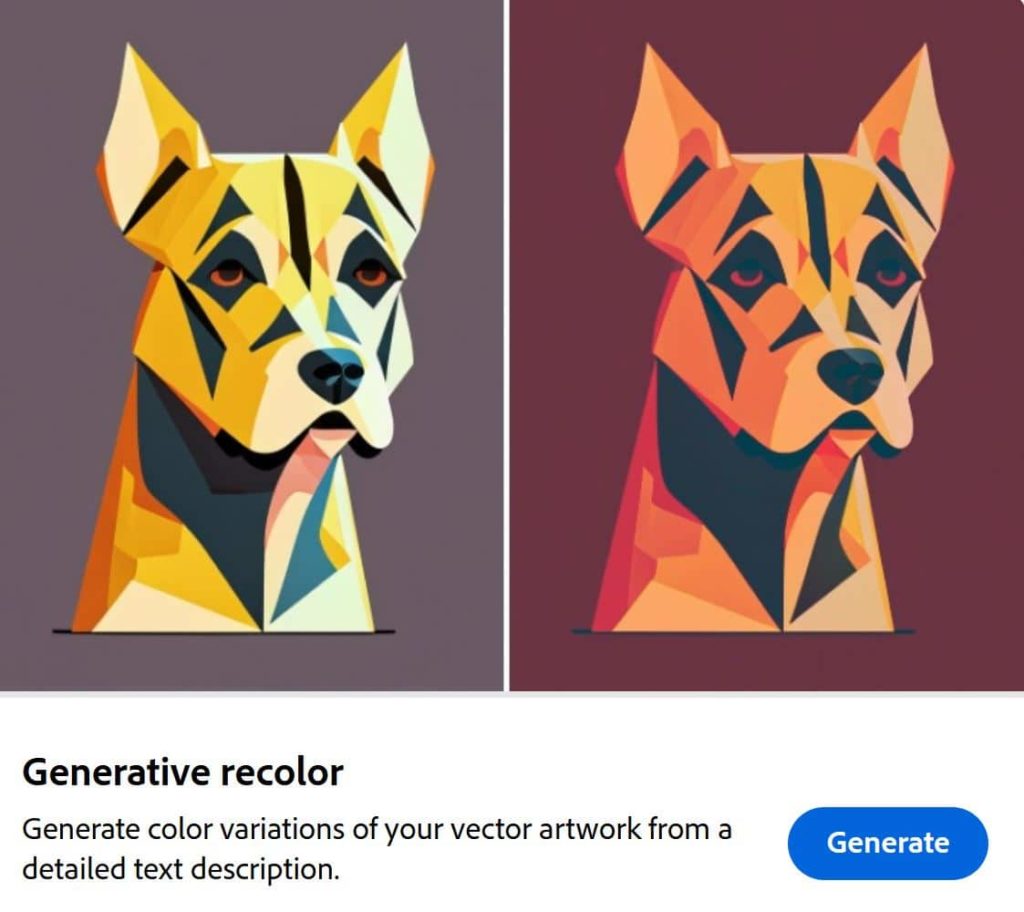 Adobe Firefly BETA (AI) - Eine Revolution in der Farbgestaltung von Vektorgrafiken